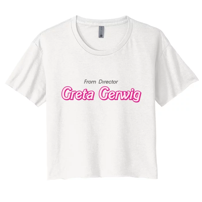 Greta Gerwig Women's Crop Top Tee