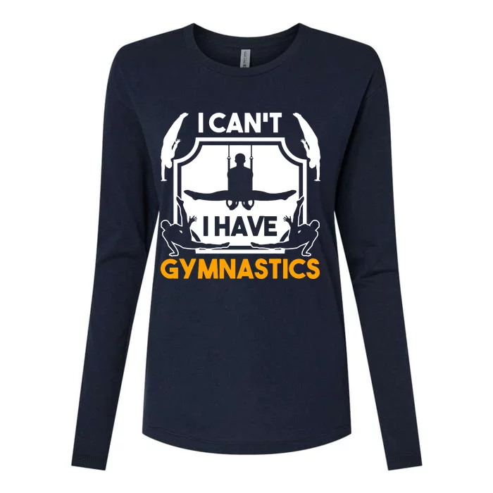 Gymnastics Gymnast Womens Cotton Relaxed Long Sleeve T-Shirt