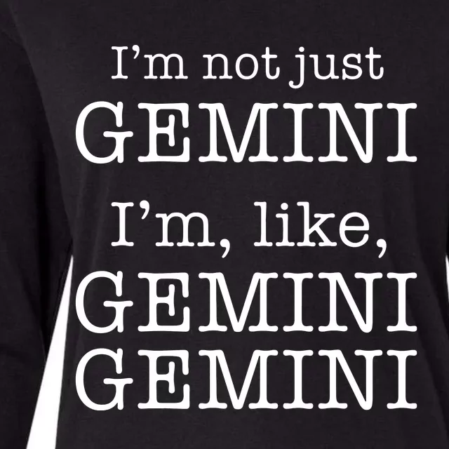 Gemini Gemini Gemini AF Funny Zodiac Birthday Gift Womens Cotton Relaxed Long Sleeve T-Shirt