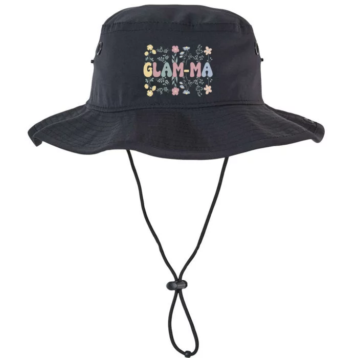 Groovy GlamMa Grandmother Flowers GlamMa Grandma Legacy Cool Fit Booney Bucket Hat