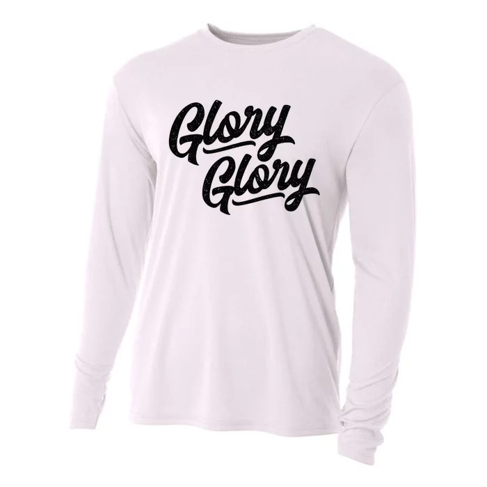 Glory Glory Georgia Rally Fight Song Cooling Performance Long Sleeve Crew