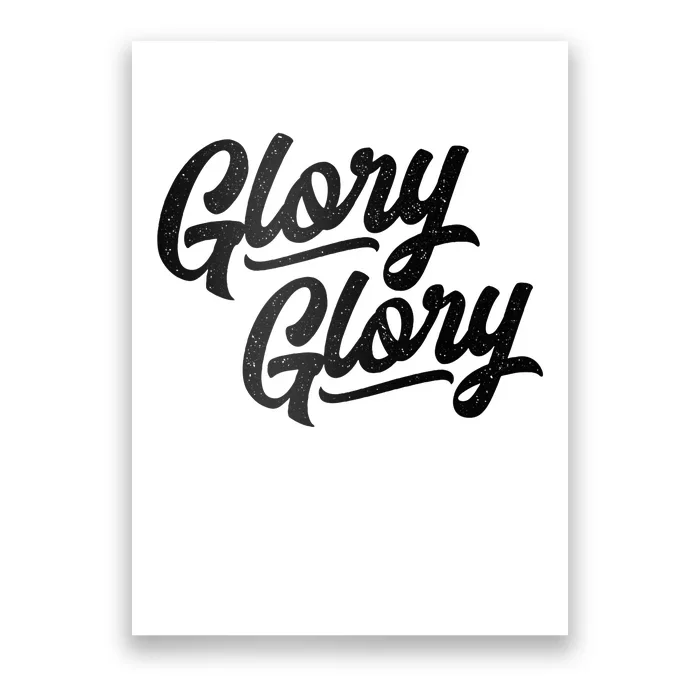 Glory Glory Georgia Rally Fight Song Poster