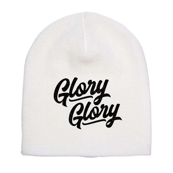 Glory Glory Georgia Rally Fight Song Short Acrylic Beanie