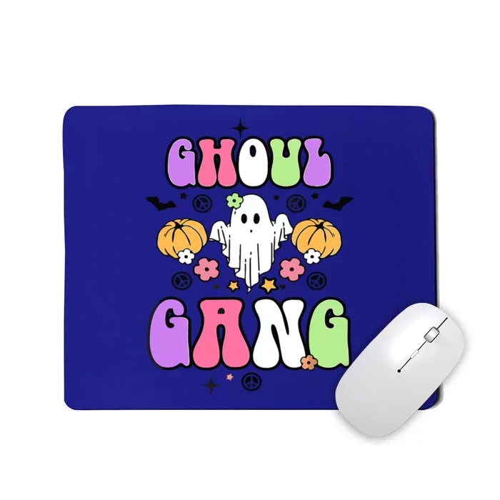 Ghoul Gang Groovy Hey Boo Pumpkin Boo Crew Funny Halloween Gift Mousepad