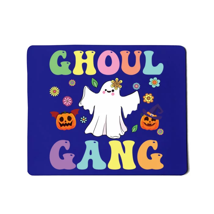 Ghoul Gang Groovy Hey Boo Pumpkin Boo Crew Halloween Retro Funny Gift Mousepad