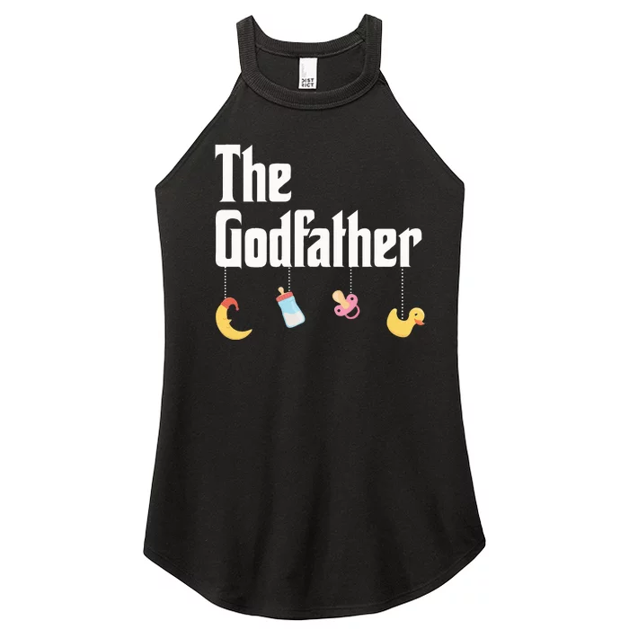 Godfather Godson Goddaughter Godchild Godparent Women’s Perfect Tri Rocker Tank