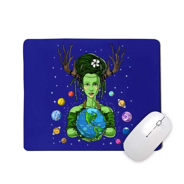 Gaia Greek Goddess Mother Earth Day Hippie Environt Witch Funny Gift Mousepad