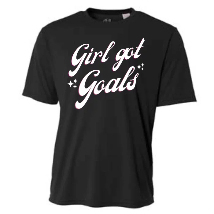 Girl Got Goals Cooling Performance Crew T-Shirt