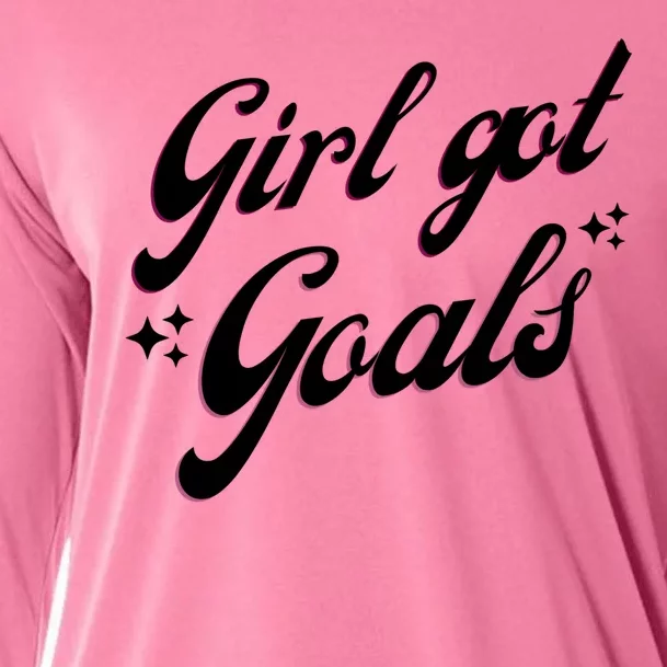 Girl Got Goals Cooling Performance Long Sleeve Crew