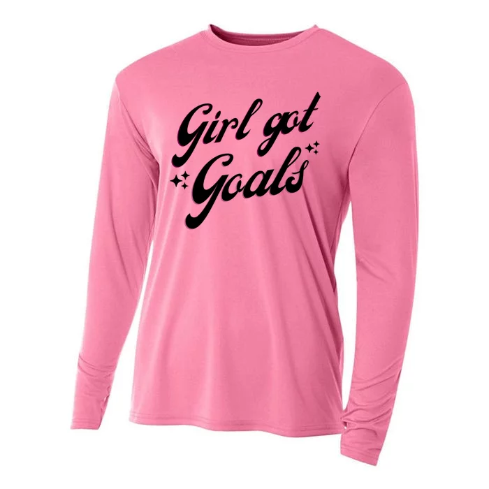 Girl Got Goals Cooling Performance Long Sleeve Crew