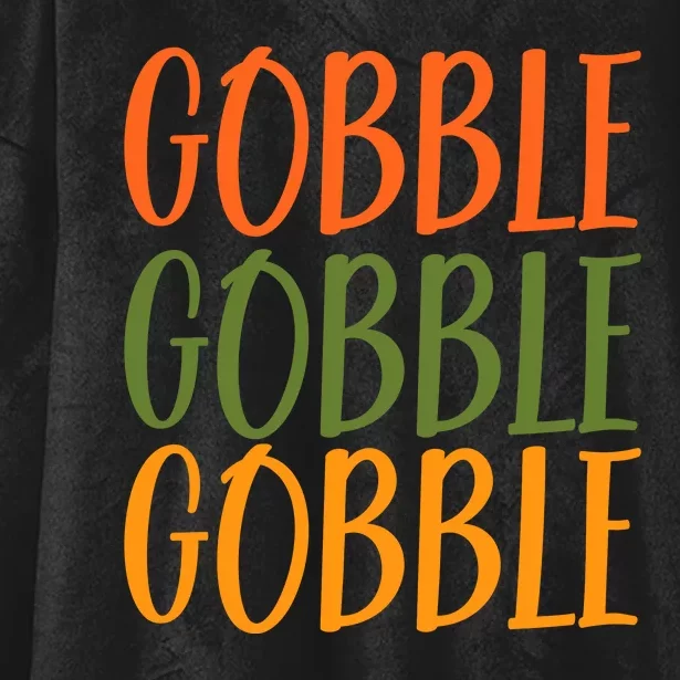 Gobble Gobble Gobble Hooded Wearable Blanket