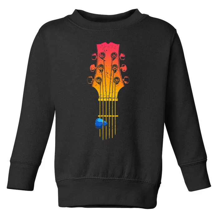 Guitar Guitarist Toddler Sweatshirt