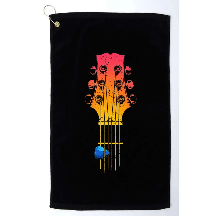 Guitar Guitarist Platinum Collection Golf Towel