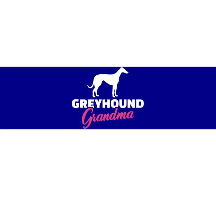 Greyhound Grandma Gift Bumper Sticker