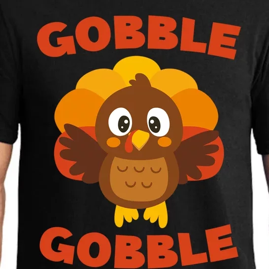 Gobble Gobble Gift Thanksgiving Day Cool Gift Funny Gift Pajama Set