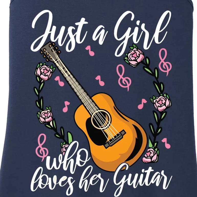 Guitar Girl Guitarist Guitar Player Guitar Lover Gift Ladies Essential Tank