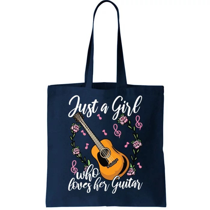 Guitar Girl Guitarist Guitar Player Guitar Lover Gift Tote Bag