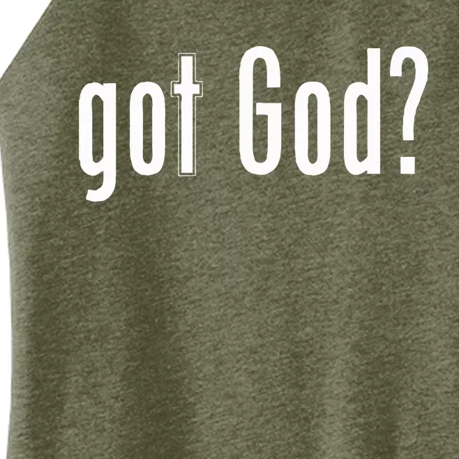 Got God Women’s Perfect Tri Rocker Tank