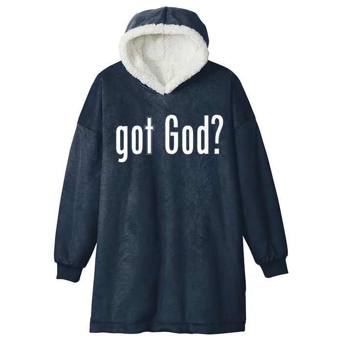 Got God Hooded Wearable Blanket