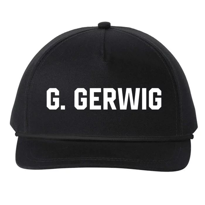 G Gerwig Snapback Five-Panel Rope Hat