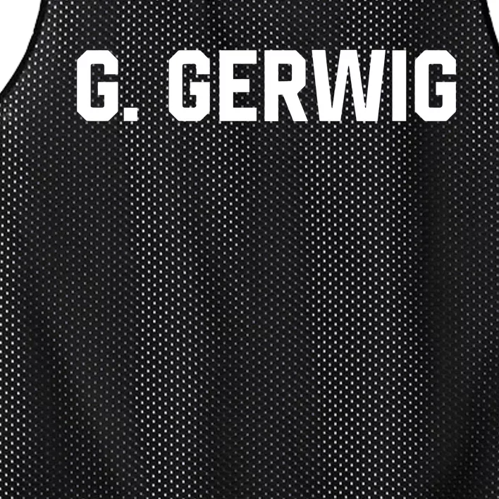 G Gerwig Mesh Reversible Basketball Jersey Tank