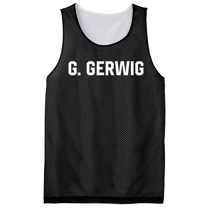 G Gerwig Mesh Reversible Basketball Jersey Tank