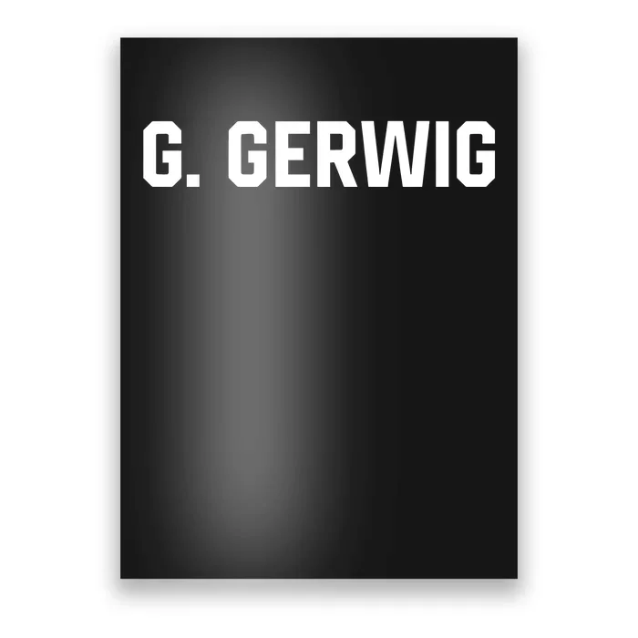 G Gerwig Poster