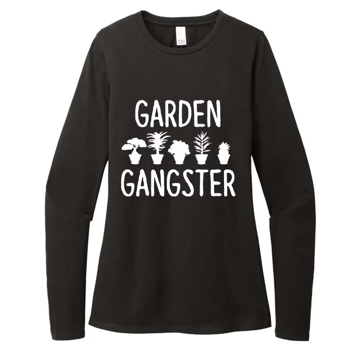 Garden Gangster Gardening Shirts For Gardeners Womens CVC Long Sleeve Shirt