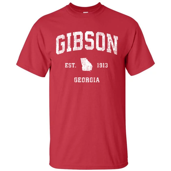 Gibson Georgia Ga Vintage Athletic Tall T-Shirt