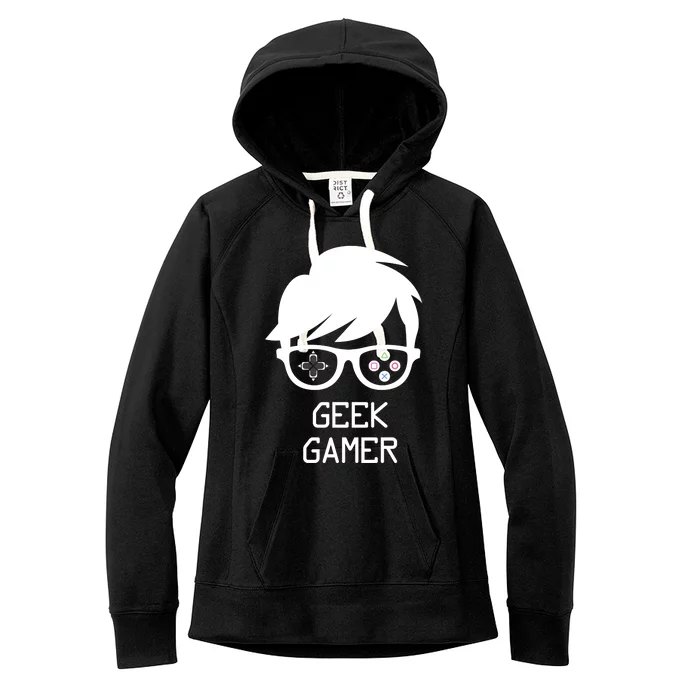 Geek Gamer Gaming Gift For Him Women's Fleece Hoodie