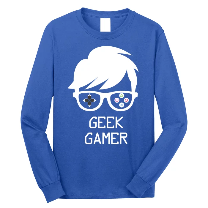 Geek Gamer Gaming Gift For Him Long Sleeve Shirt