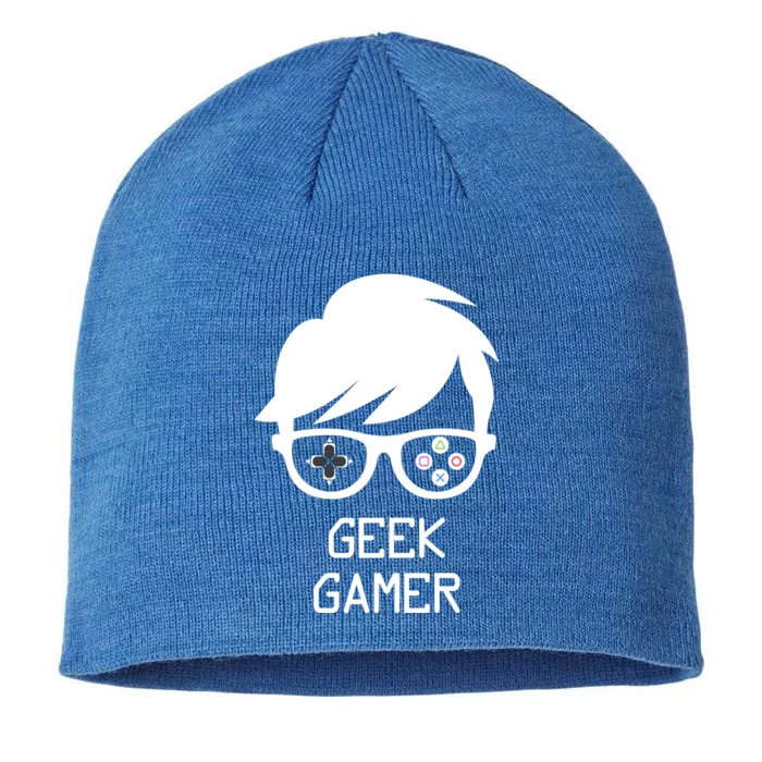 Geek Gamer Gaming Gift For Him 8 1/2in Sustainable Knit Beanie