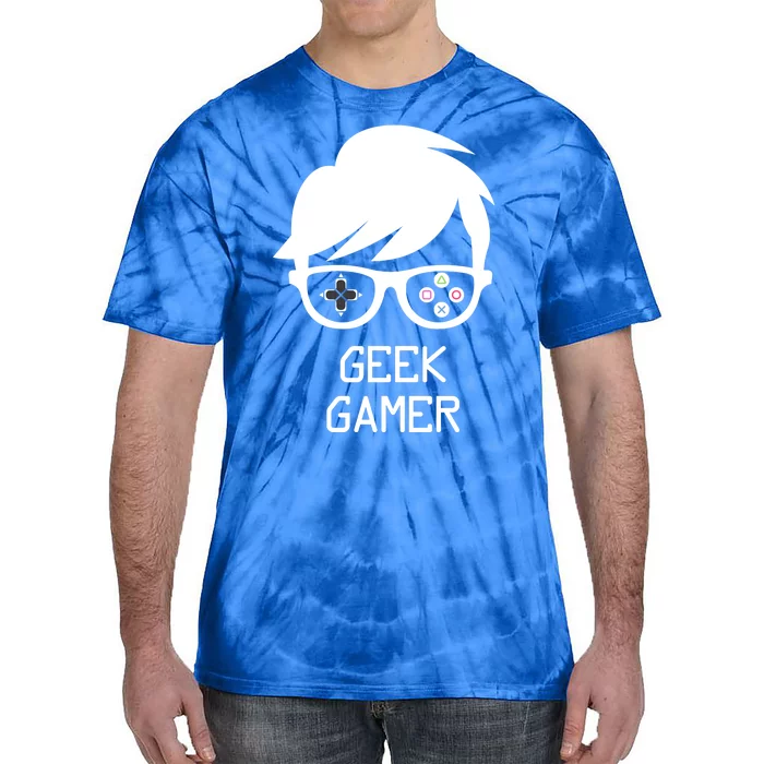 Geek Gamer Gaming Gift For Him Tie-Dye T-Shirt