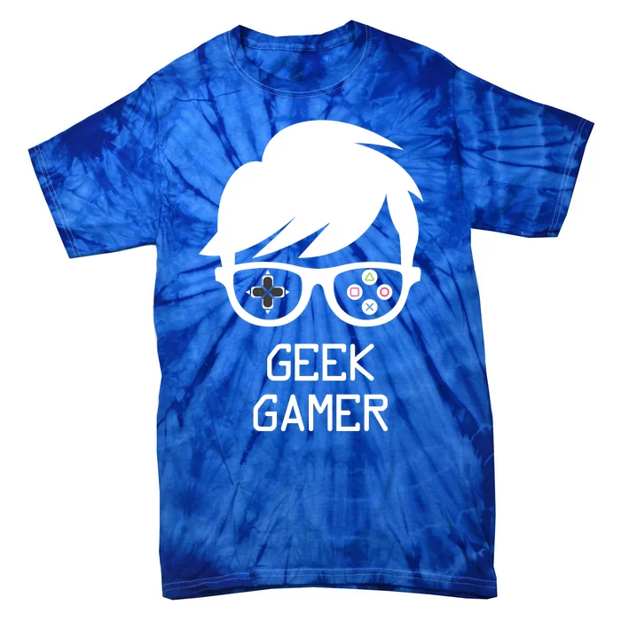 Geek Gamer Gaming Gift For Him Tie-Dye T-Shirt