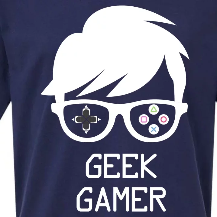 Geek Gamer Gaming Gift For Him Sueded Cloud Jersey T-Shirt