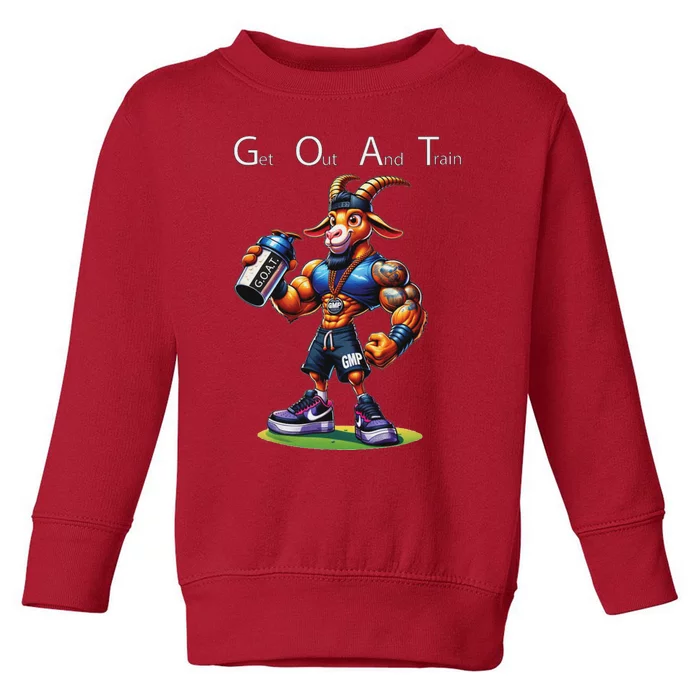 Gym G.O.A.T. Toddler Sweatshirt