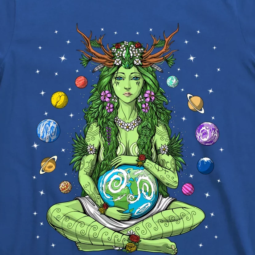 Gaia Greek Goddess Pagan Mother Earth Hippie Nature Witchy Gift T-Shirt