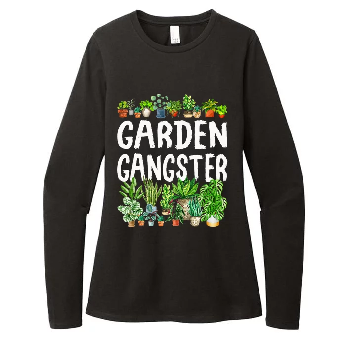 Garden Gangster Gardener Gift Idea Womens CVC Long Sleeve Shirt