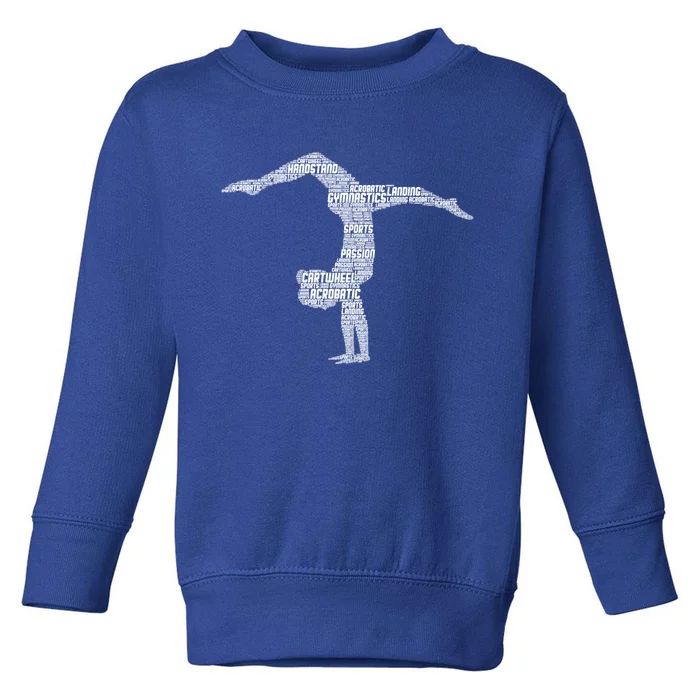 Gymnastics Gymnast Gift Toddler Sweatshirt