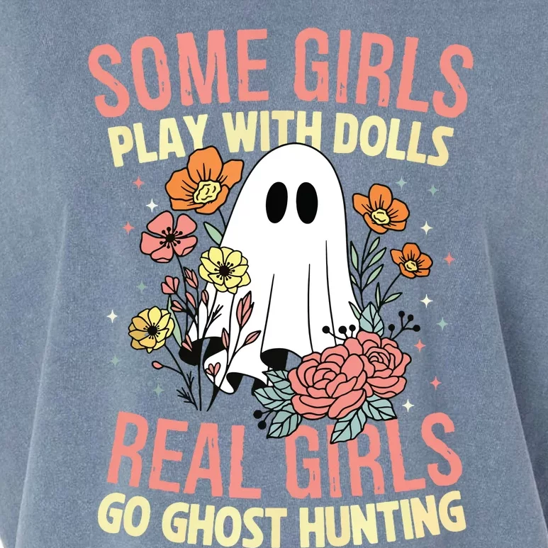 Girl Go Ghost Hunting Paranormal Adventure Ghost Researcher Garment-Dyed Women's Muscle Tee