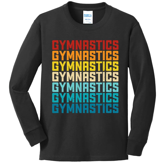 Gymnastics Gymnastics Kids Long Sleeve Shirt