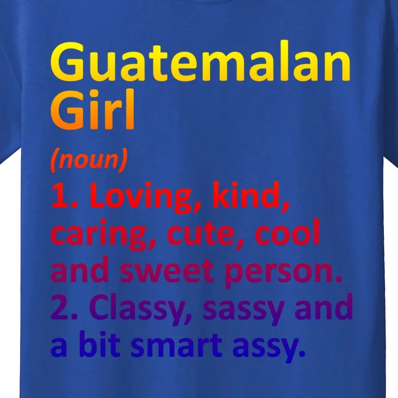 Guatemalan Guatemala Gift Funny Country Roots Descent Funny Gift Kids T-Shirt