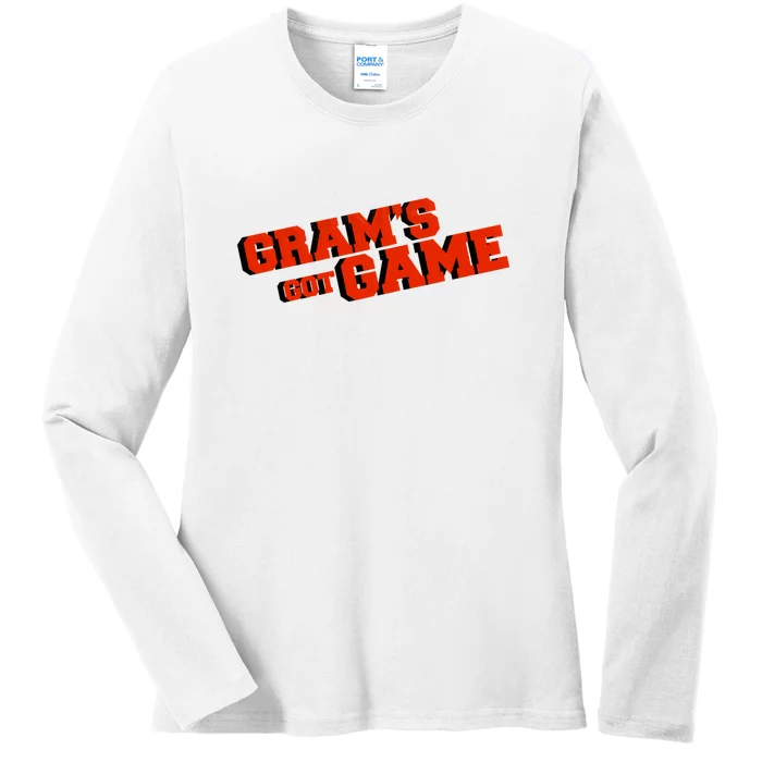 Grams Got Game Gift For Gamer Player Ladies Long Sleeve Shirt