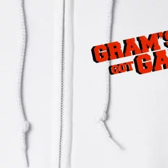 Grams Got Game Gift For Gamer Player Full Zip Hoodie