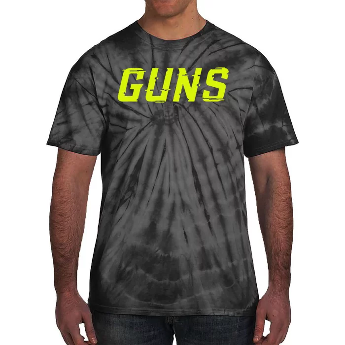 Guns Glitch Tie-Dye T-Shirt