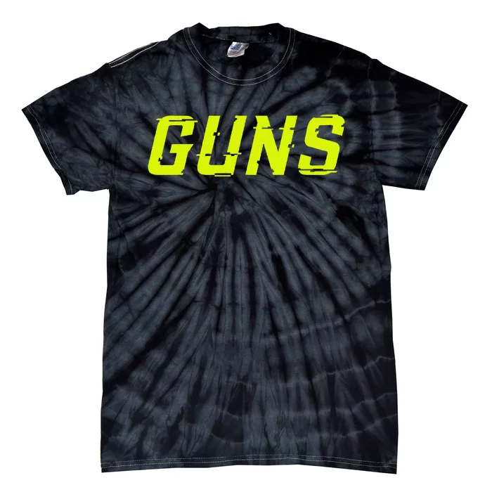 Guns Glitch Tie-Dye T-Shirt