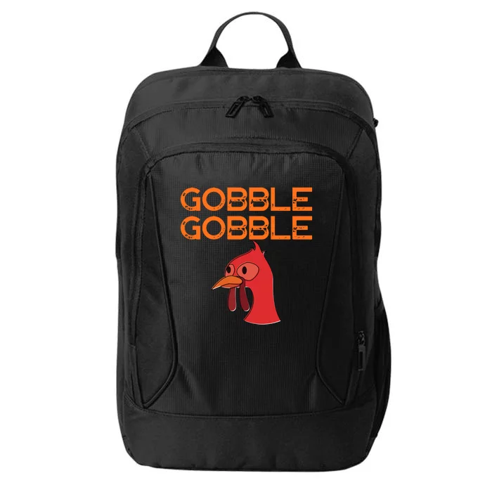 Gobble Gobble Gobble Thanksgiving Turkey City Backpack