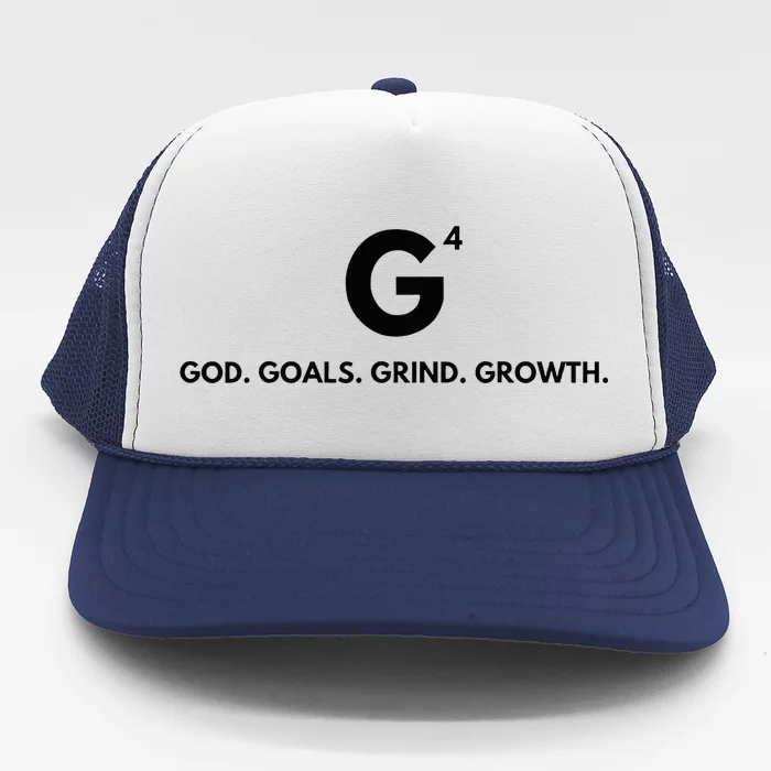 G4 God. Goals. Grind. Growth. Trucker Hat