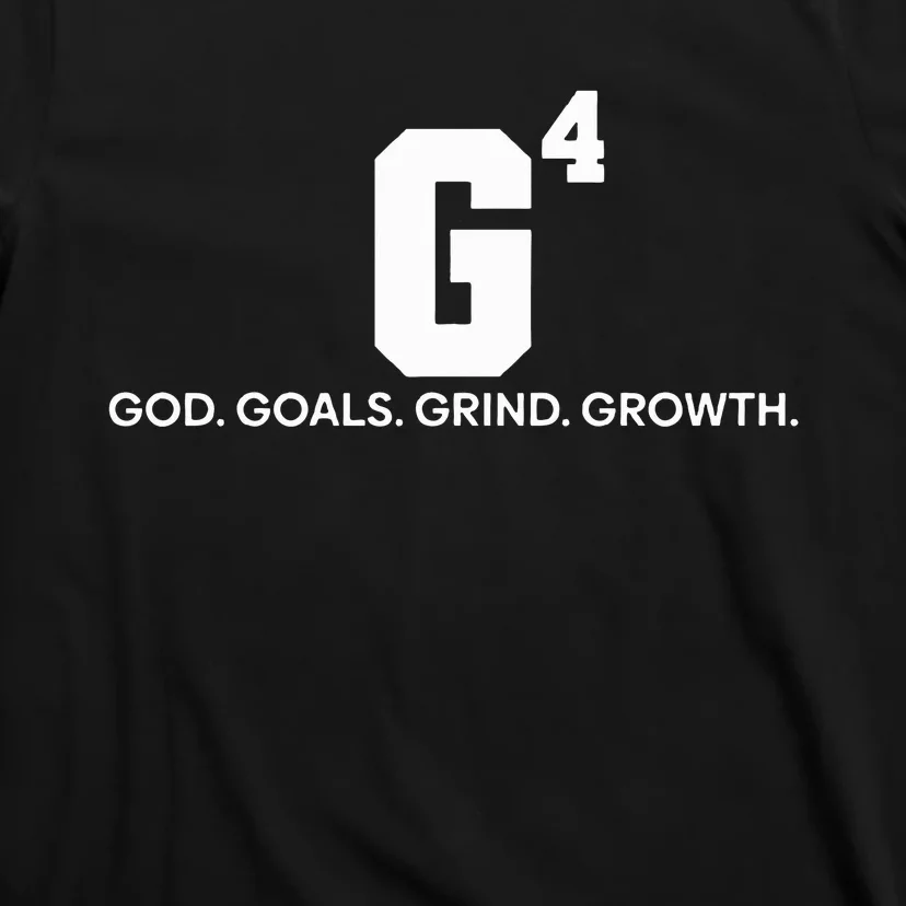 G4 God Goals Grind Growth Funny Christian T-Shirt