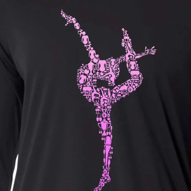 Gymnastics Gymnast Cooling Performance Long Sleeve Crew